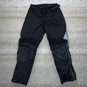 Vintage Y2K Tourmaster Motocross Pants 30x30 Baggy Wide Leg Fit Black with Pads